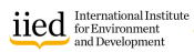 the abbreviation IIED next to the full organisation name