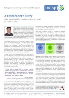 A researcher’s story case study image – Govinda Bhandari Thumbnail