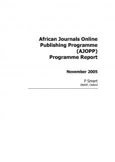 AJOPP Publishing Programme Report image Thumbnail