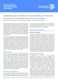 Enhancing the visibility and accessibility of research case study image Thumbnail
