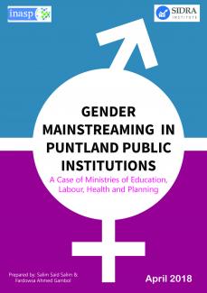 Gender mainstreaming in public institutions in Puntland Thumbnail