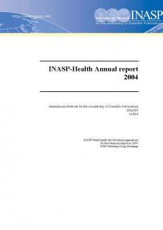 INASP-Health Annual Report 2004 cover Thumbnail