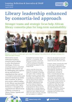 Library leadership enhanced by consortia-led approach Thumbnail