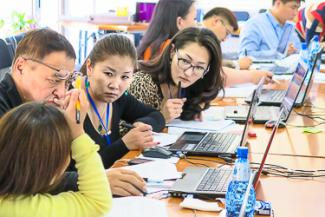 participants of Mongolian journal editors workshop