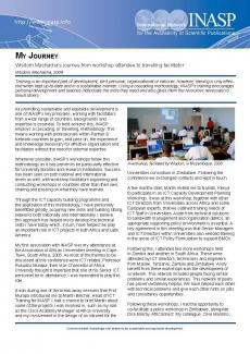 My Journey: Wisdom Machacha’s journey from workshop attendee to travelling facilitator Thumbnail