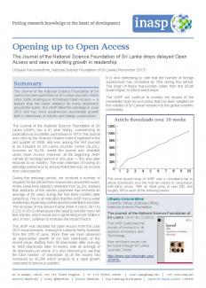 Opening up to open access case study image Thumbnail