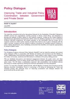 VY policy dialogue report image Thumbnail