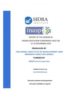 SIDRA Gender in Higher Education Conference – Executive Summary Thumbnail
