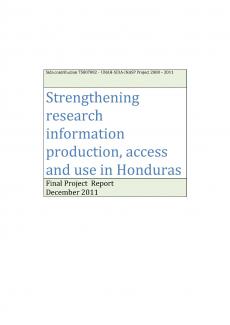 Strengthening research information production, access and use in Honduras report image Thumbnail