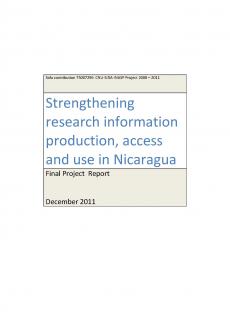Strengthening research information production, access and use in Nicaragua report image Thumbnail