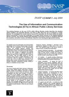 The use of ICTs in African public library services Thumbnail