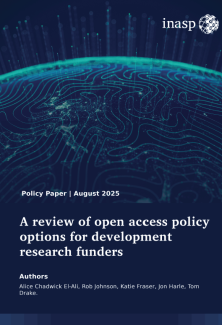 Policy paper: open access policy options for development research funders