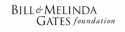 The word Bill & Melinda Gates Foundation in a blank font on a white background