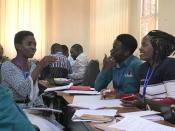 Participants in a gender workshop, Kampala 2019 