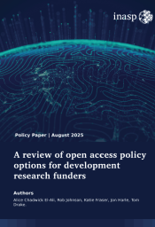Policy paper: open access policy options for development research funders
